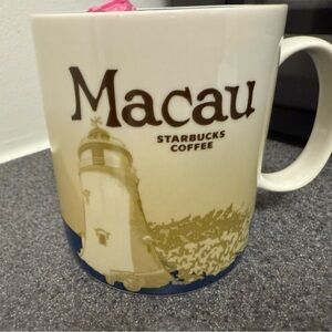 Macau Starbucks collector mug